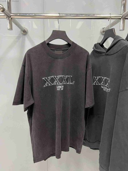 

men's plus tees polos hip hop muscle fit curved hem white cotton custom printing men women t shirt casual quantity trend m- 61e, Black;brown