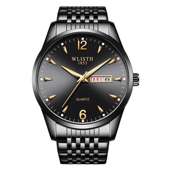

luxury men lady date watches precision durability automatic movement stainless steel ladies watches women waterproof luminous wristwatches g, Slivery;brown