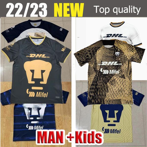 

3xl liga mx unam mexiko soccer jerseys 23/24 third dani alves f.alvarez c.gutierrez n.freire j.i.dinenno 2023 2024 goalkeeper pre-mantch foo, Black;yellow