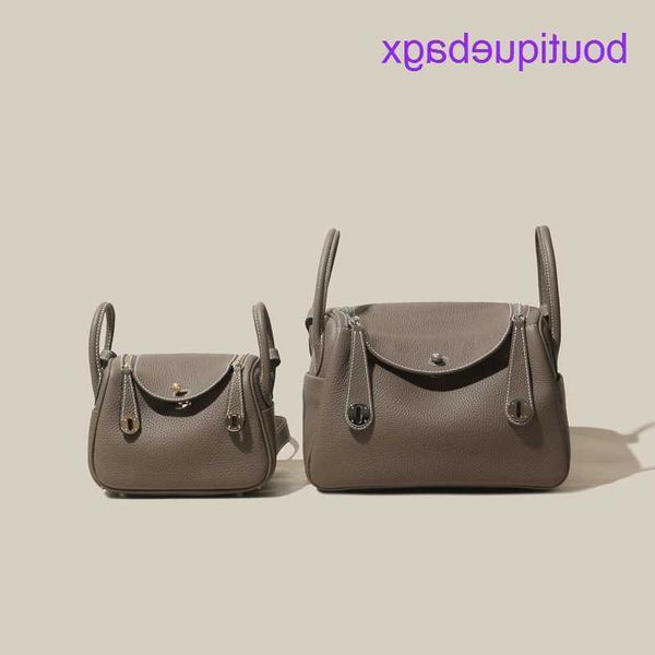 

original designer lindysi bags h 2023 new versatile lychee pattern headpack cow leather doctor bag single shoulder carrying messenger for sd