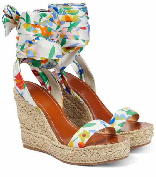 

summer pop wedge women sandal high heel reds sole shoes monica du desert 110mm wedges heels platform sandals satin ankle strap party luxury, Black