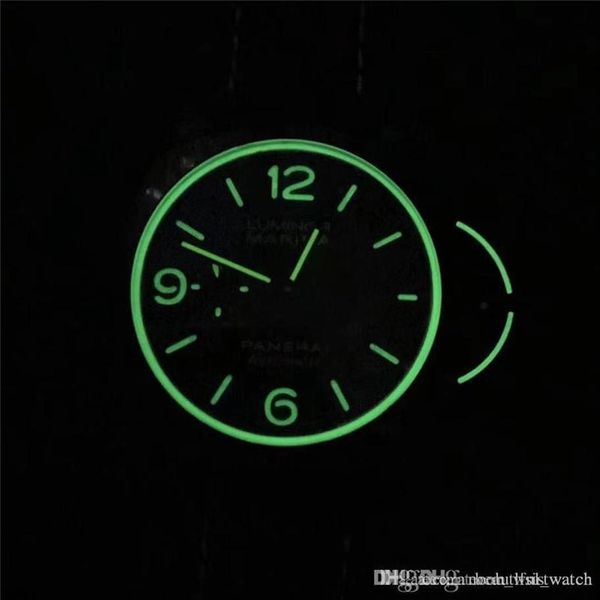 

luxury watch pam automatic mechanism movement super luminous function mens watches 47 44 42mm mineral reinforced glass2610, Slivery;brown