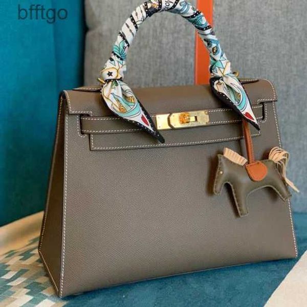 

herms designer kelys bags for women 2023 new fashion genuine leather palm pattern second generation mini