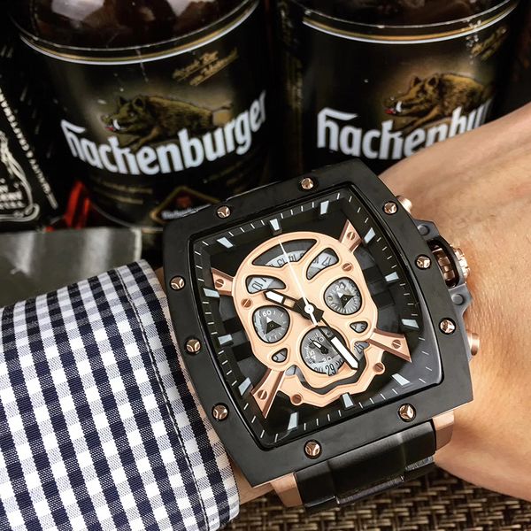

abb_watches mens watch automatic quartz watches modern classcal luxury business wristwatch party square stainless steel watch waterproof sap, Slivery;brown