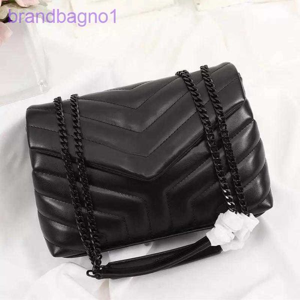 

original edition luxurious bags loulou women's designer black leather large-capacity chain shoulder bag quilted messenger handbags purs