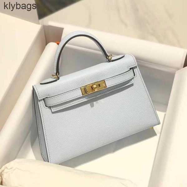 

palm kelies bags line bag real genuine leather 2023 designer herms second generation mini leather pattern one shoulder crossbody mini women&