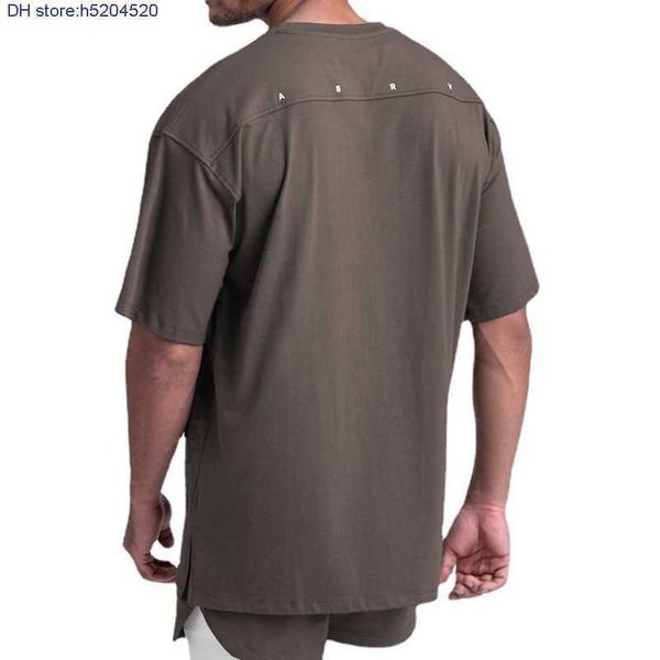 

2023 fashion sports fitness brand asr' v summer men's t shirt new loose round neck short sleeve thin digital printing quick drying, White;black
