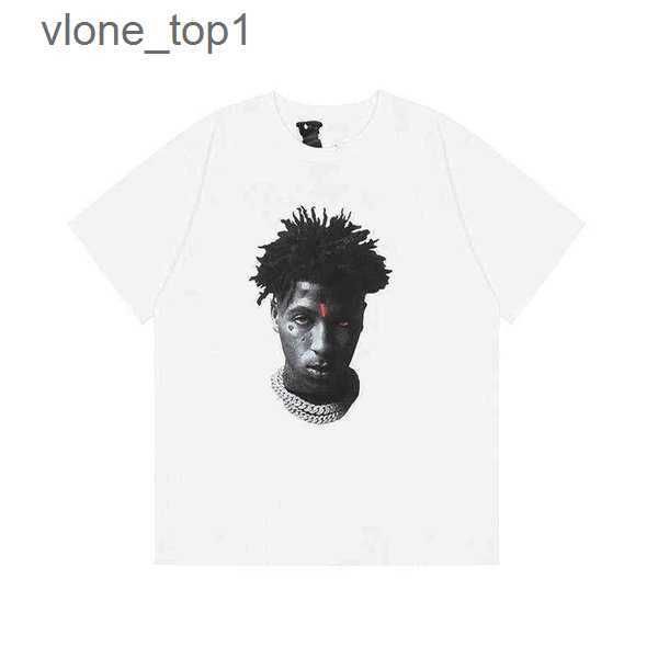 

v lone x youngboy co men's t-shirts portrait print back white short sleeve loose men and women tee hip hop large v letter lovers 3 fxhf, White;black