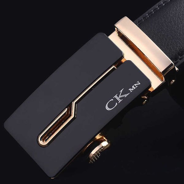 

belts ckmn brand strap male fashion designer men's genuine leather belt automatic buckle for men authentic girdle y2303, Black;brown