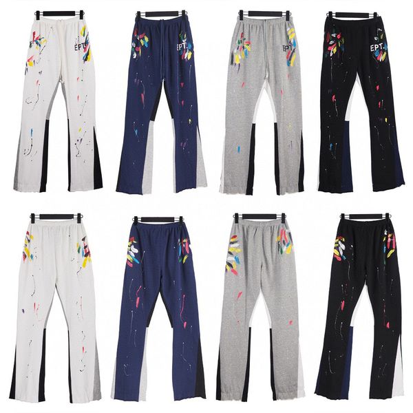 

men's plus size pants padded sweatpants for cold weather winter men jogger pants casual quantity waterproof cotton 4wf, Black;brown