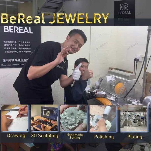 

handmade custom pass diamond tter vvs moissanite diamond inlay hip hop jewelry modification iced out, Slivery;brown