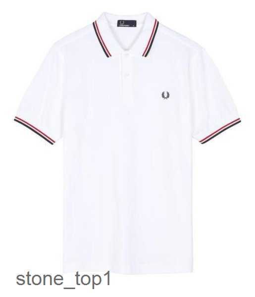 

classic polo shirt english cotton short sleeve 2022 designer brand summer tennis men's t-shirt 12 colors fred perry 3 2g3l, White;black