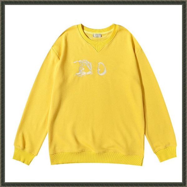 

21ss luxurys designers hoodies mens plain embroidered hoodie casual d-letter pullovers for women with patchwork neckline cloth262e, Black