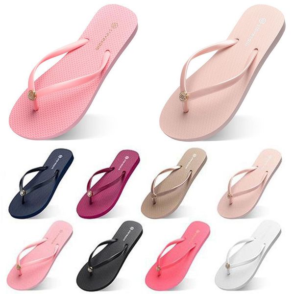 

fashion slippers flip flops womens mens slipper black yellow navy bule white pink brown red summer slides for beach washroom
