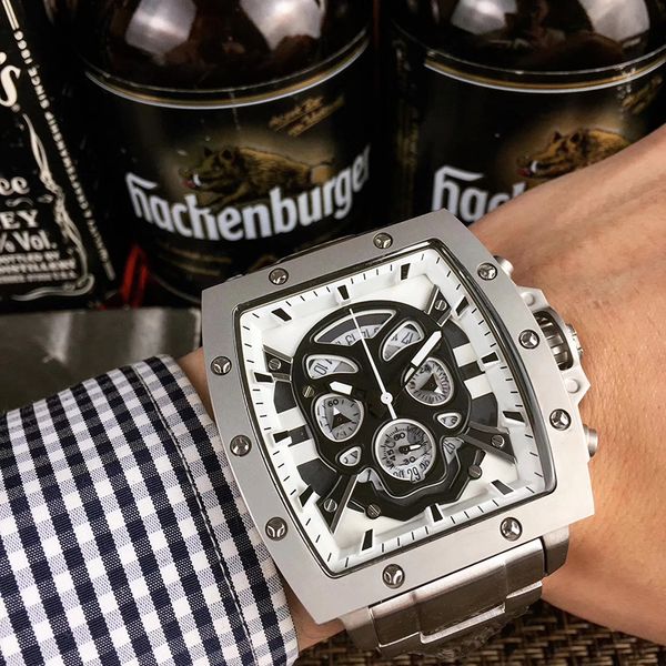 

abb_watches mens watch automatic quartz watches modern classcal luxury dress wristwatch party square stainless steel watch waterproof men&#0, Slivery;brown