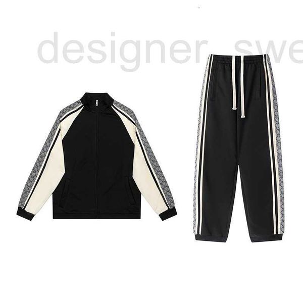 

men's tracksuits designer mens 2 piece outfit jogging suits set casual long sleeve sports sweatsuits men zipper jakcets autumn winer ki, Gray