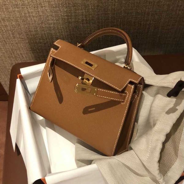 

bag h lock designer kelys classic handbag new fashion leather palm print mini bag portable single shoulder messenger women's birkins sh
