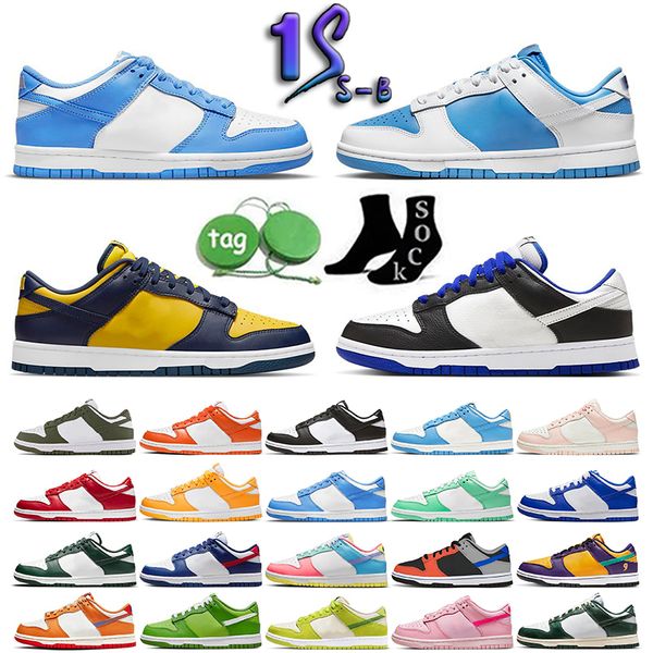 

2023 designer casual low dunks shoes women men lows sneakers panda green grey chicago syracuse olive coast mens chunky outdoor running sport