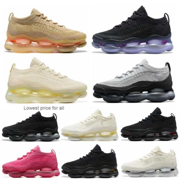 

2023 sports scorpion fk running shoes lemon wash triple black season wolf grey for men women fly knit cushion sneakers trainers 36-45