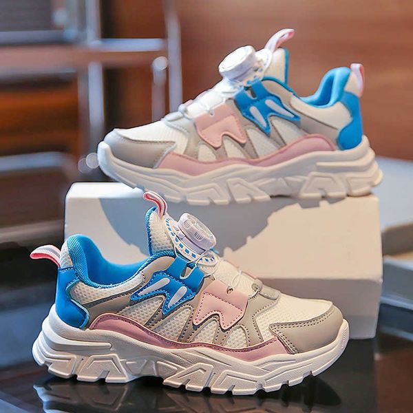 

athletic outdoor children shoes girls sneakers 6-12 years platform breathable fashion designer luxury tennis shoes kids casual sneakers for, Black