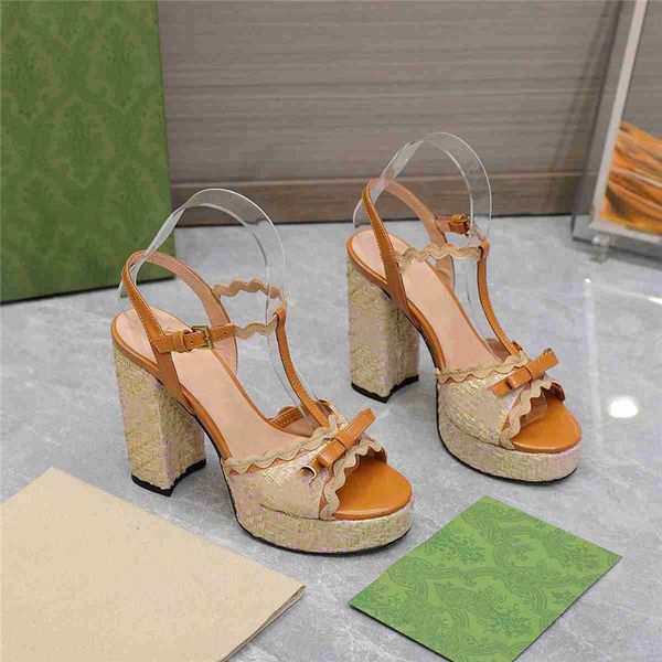 

summer popular women sandals 2023 ggity luxury brand business dress wedding party leather high heels casual flat slippers 02-05, Black