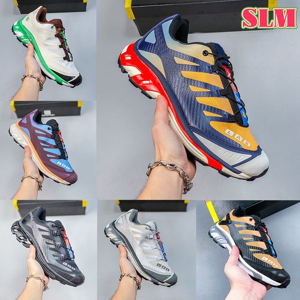 

new slab xt-4 advanced outdoor running shoes fenugreek tobacco brown beige green triple black white silver deep blue men women sports design