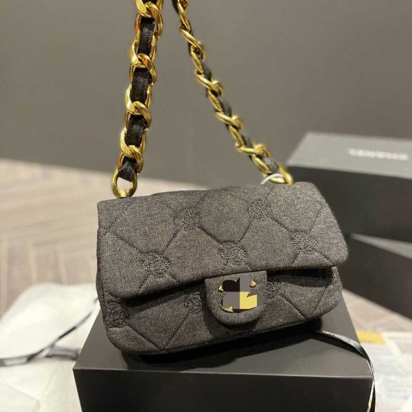 

cc designer luxury channelity bags for women black handbag crossbody leather chain slant shoulder clutc flap totes bag purses solid hasp wai
