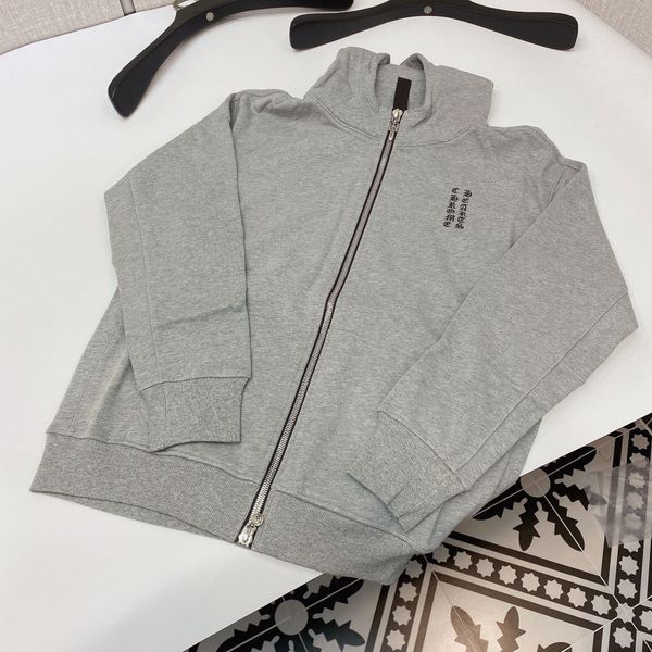 

ch22fw new cross leather embroidery simple style sweater for men and women, Black