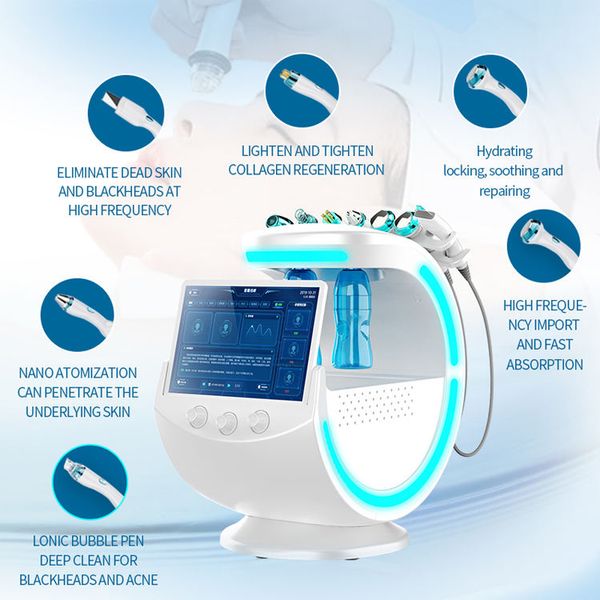 

beauty items 7 in1 skin analyzer diamond peel skin blackhead remover water hydro microdermabrasion deep cleaning facial machine