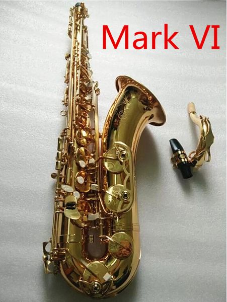 

2023 new tenor teacher sax mark vi saxophone tenor 95% copy instruments brass with case229q