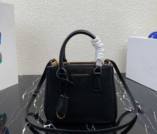 

designer bags galleria saffiano leather medium bag double handle totes detachable adjustable shoulder straps cross-body handbag vintage