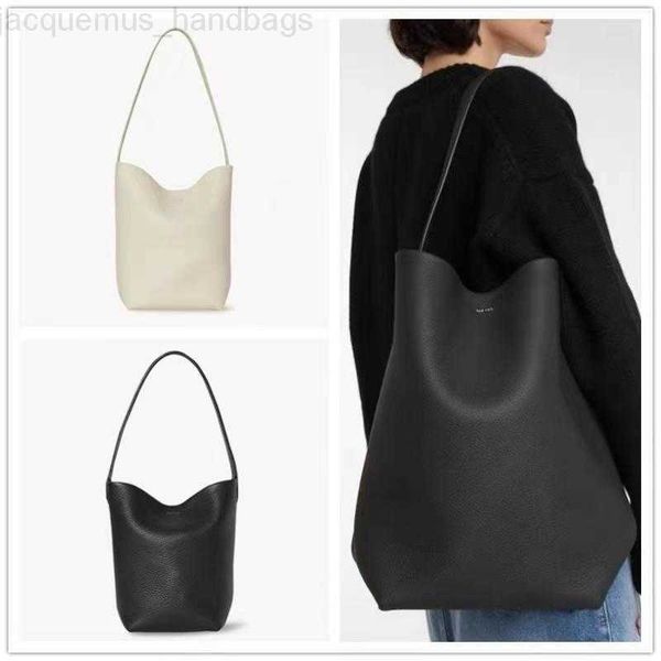 

the row high-capacity bag leather bag leather large one shoulder bucket tote cowhide litchi pattern leisure commuter