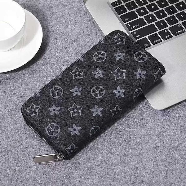 

designers zippy wallet soft leather mens womens iconic textured fashion long zipper wallets coin purse card case holder wih box dust bag 9co, Red;black