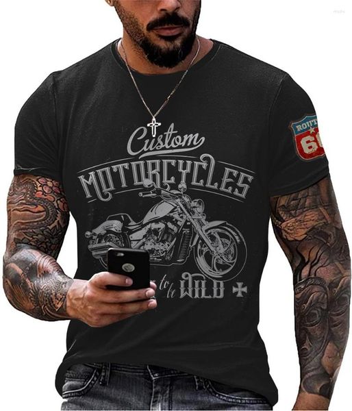 

men's t shirts 2023 products t-shirt white 3d printed car pattern street large men's fashion clothes 123 8ud3 31h0, White;black