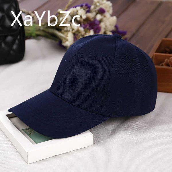 

ball caps fashion retro solid color men and women universal baseball hat outdoor sports casual girl ponytail cap r230220, Blue;gray