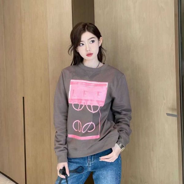 

autumn winter sweatshirt designer sweater men women graffiti pullover coat couple slim long sleeved t shirt letter top, Black