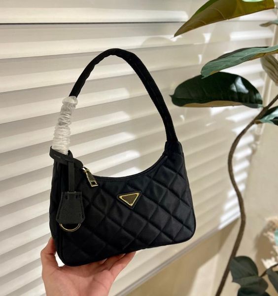 

womens designers bags luxurys rhombus hobo purses nylon 2000 lady underarm clutch bag handbag shoulder bags fashion wallet bag evening totes