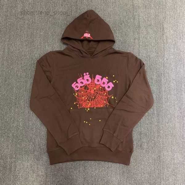 

2023 new pattern sp5der hoodies young thug 555555 angel pink red hoodye pants shoe sp5ders printing spiders hoodie web sweatshirts 5 05n9, Black