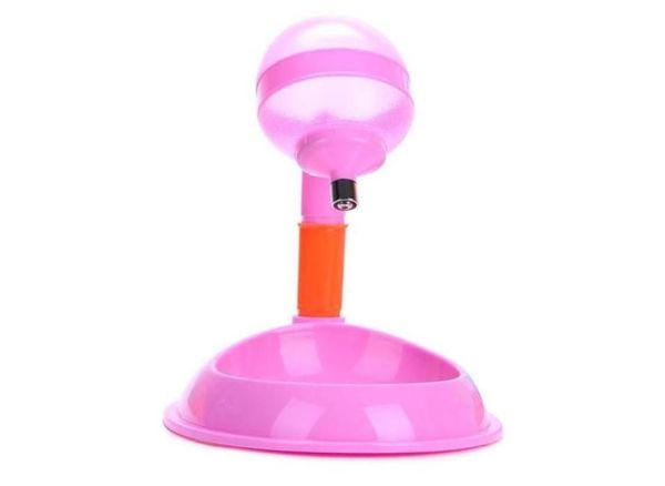 

600ml stand type Food Dish Pet Supplies Dog Bowl Automatic Water Drinker Dispenser Bottle Cat Drinking Fountain Y2009174139046