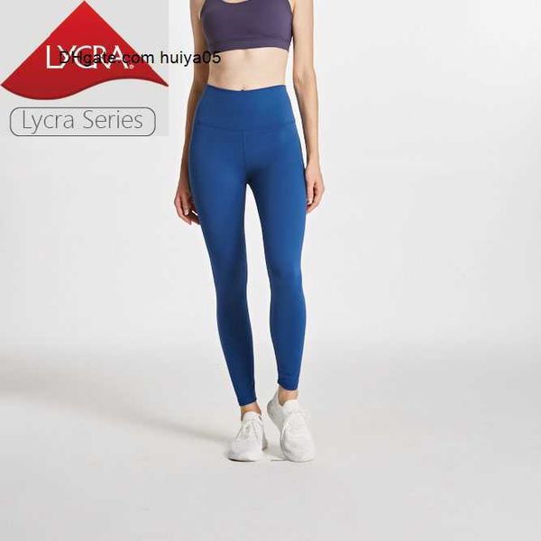 

yoga fabric yoga lycra pants comprehensive training high waist sports gym wear leggings elastic fitness lady outdoor trousers--no