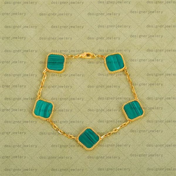 

white gold bracelets trendy tiktok for teen girls friendship bracelet four leaf clover bracelet classic stretch sterling flowers bracelets j, Golden;silver