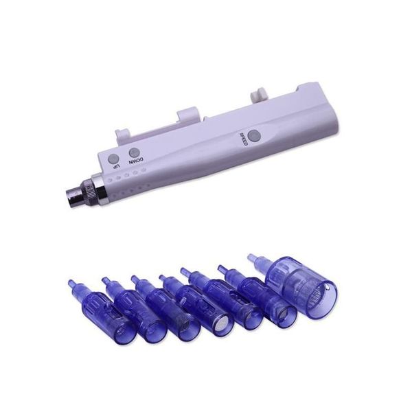 

beauty microneedle roller dermapen needle cartridge for electric microneedling mesotherapy gun crystal injector nano derma pen dhefe
