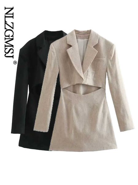 

casual dresses nlzgmsj zbza dress women 2023 spring autumn women dress solid mini party vestidos female fashion dresses 202307 z0216, Black;gray