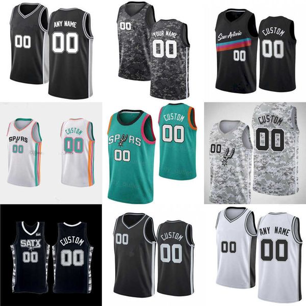 

men women youth san antonio''spurs''custom 17 doug mcdermott 7 josh richardson 25 jakob poeltl 3 keldon johnson 24 devin, Black;red