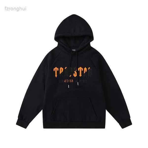 

tracksuit brand printed sportswear men warm hoodie size s-xl r6af, Black