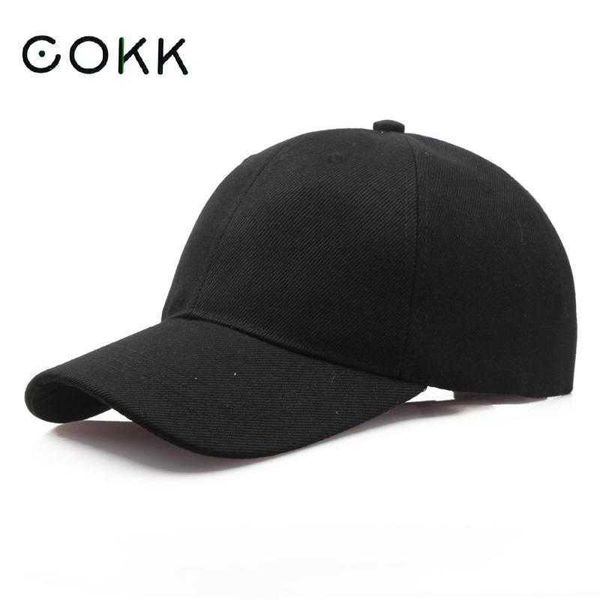 

ball caps cokk brand solid color baseball cap women men's cap snapback hats for women dad hat female black bone male gorras casual r230, Blue;gray