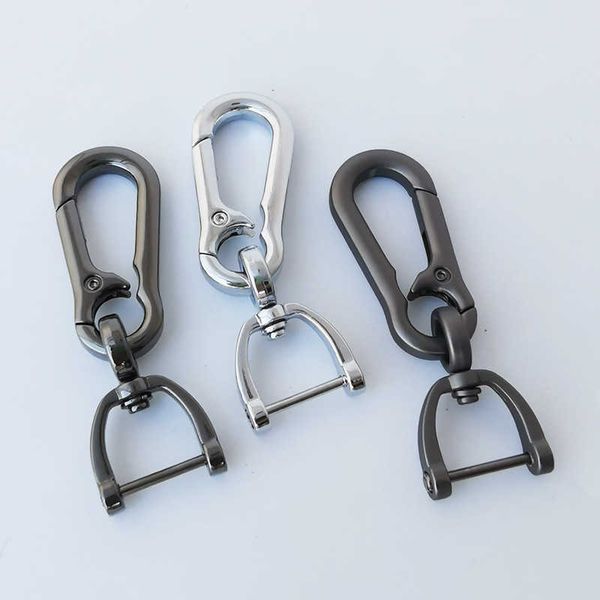 

key rings metal car key ring accessories horseshoe clasp zinc alloy car accessories gift trendy charms keychain simple practice small gift r, Slivery;golden