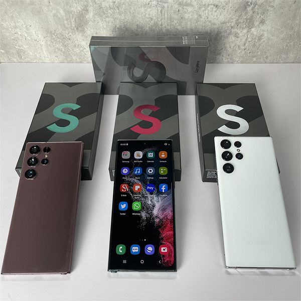 

s22 ultra smartphone unlocked cell phones android 12 4g 5g celular cellphone 6.8inch 16gb+1trom s 22 mobile phone