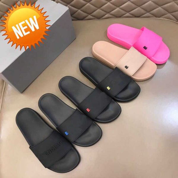 

designer sandals green slides slippers marbling shoes designer slippersr beach lawn men and women couple models marbling, Black