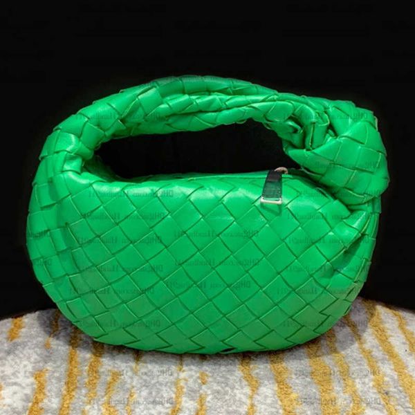 

cowhide mini jodi bag women knot clutch bag leather weaving jode bags luxury designer weave handbag brand hobo knit tote wallet lady h8v7